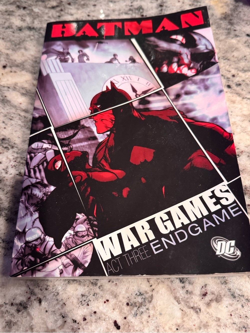 DC Batman War Games Act Three Endgame - Red & Black Cover Art